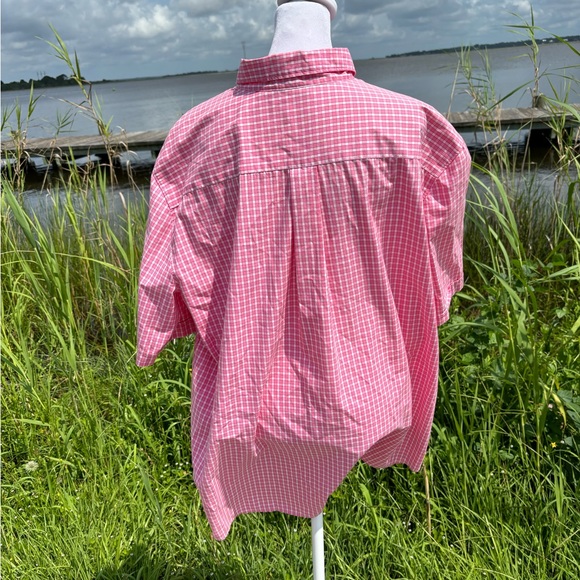 Allison & Co. Men’s Pink Plaid Button Down Shirt XL - Picture 4 of 6
